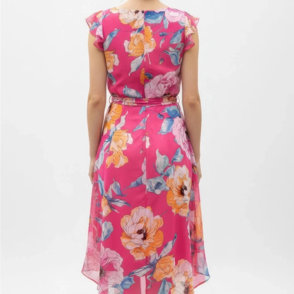 Shelby & Palmer Floral Ruffled Dress - Picture 3 of 3